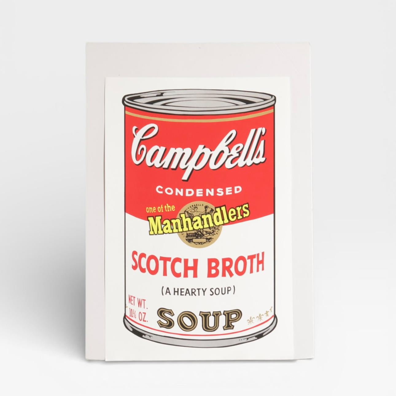 額装品/Sunday Bキャンベル缶Ⅱ Scotch Broth/ウォーホル ANDY WARHOL (F. PENNSYLVANIA 1928, D. NEW YORK 1987). After