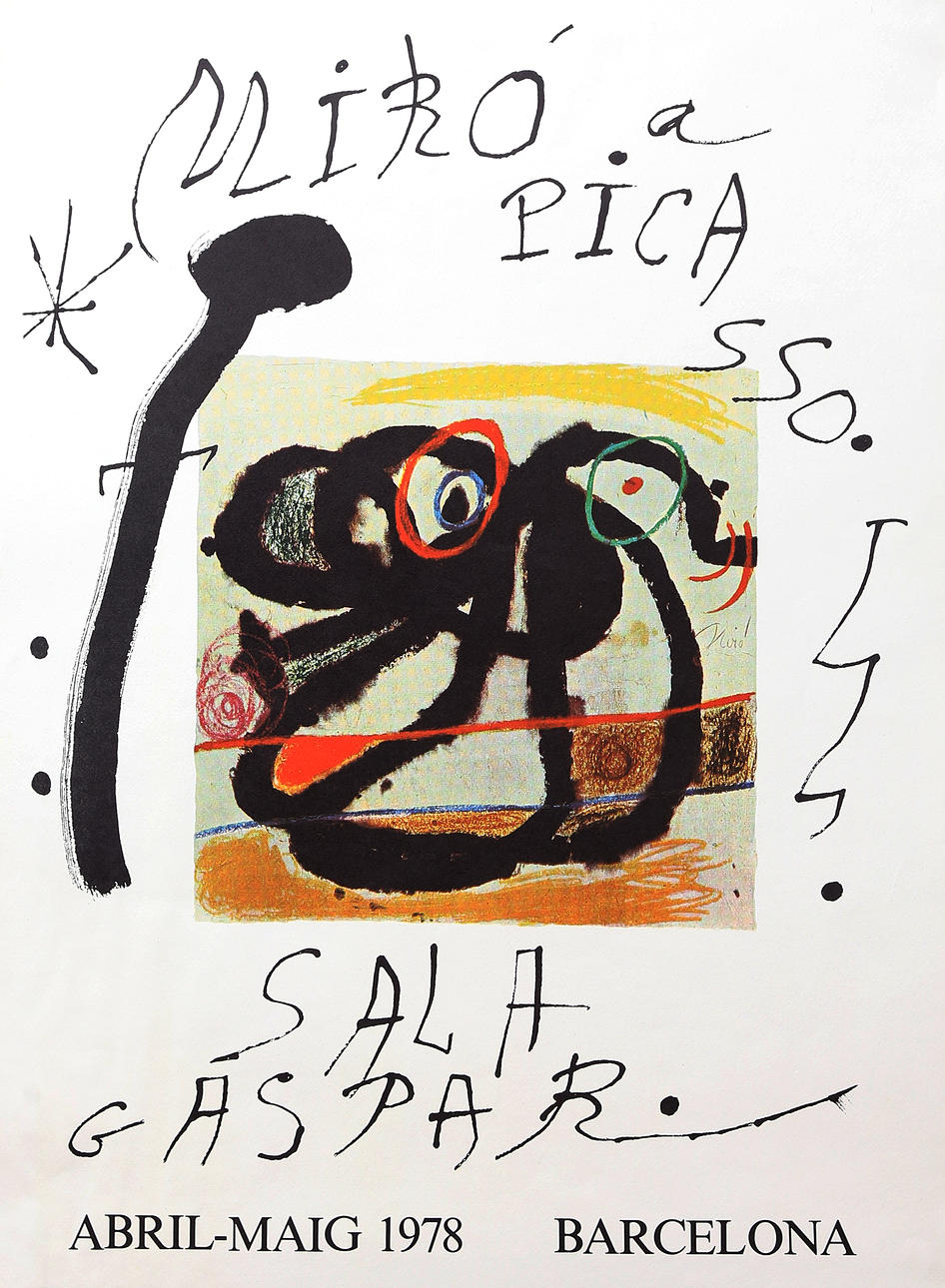 AFTER JOAN MIRÓ. "Miró a Picasso".
