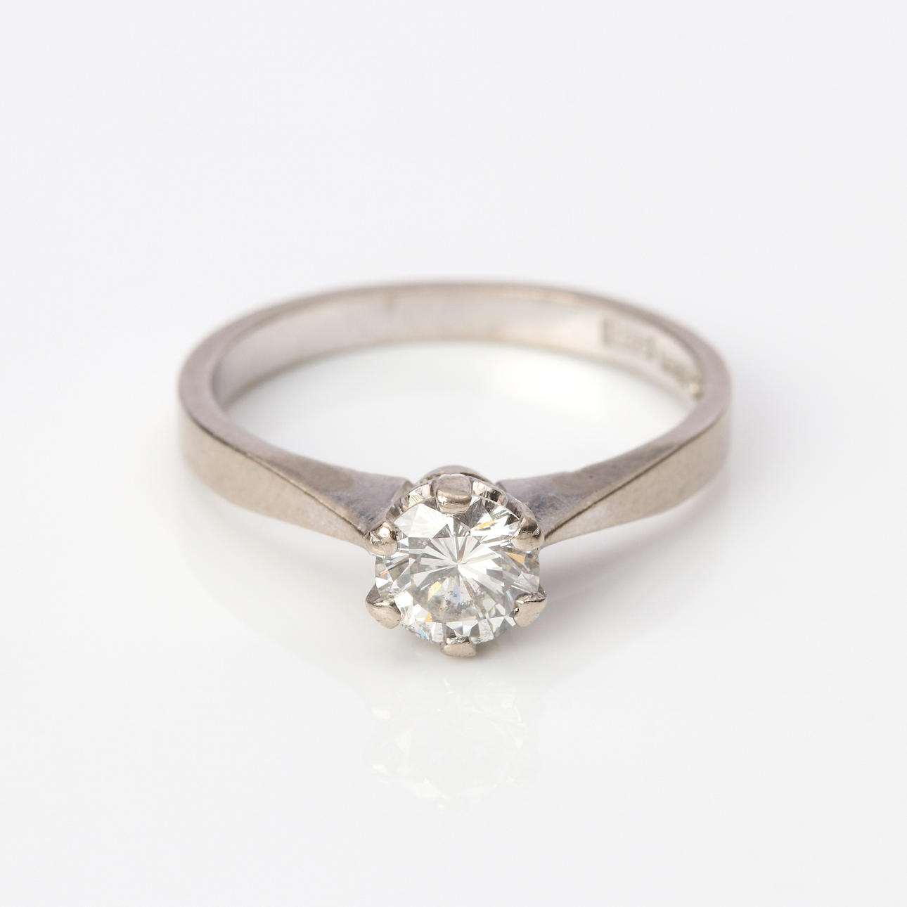 DIAMOND RING 18K, approx. 0.50 ct.