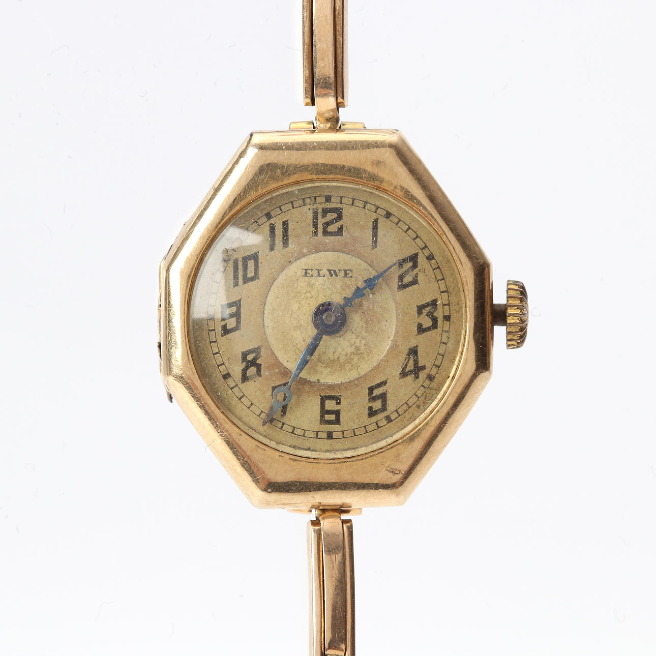 ELWE, WOMEN'S WRISTWATCH. Case and link in 14k gold, total weight ...