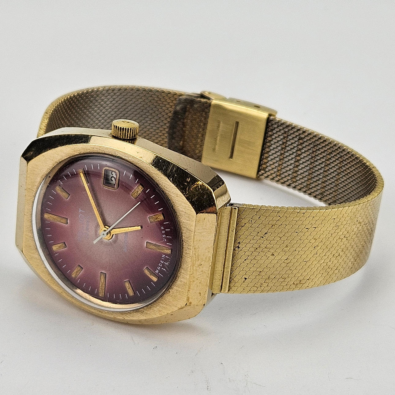 WRISTWATCH, steel, Poljot, automatic, USSR.