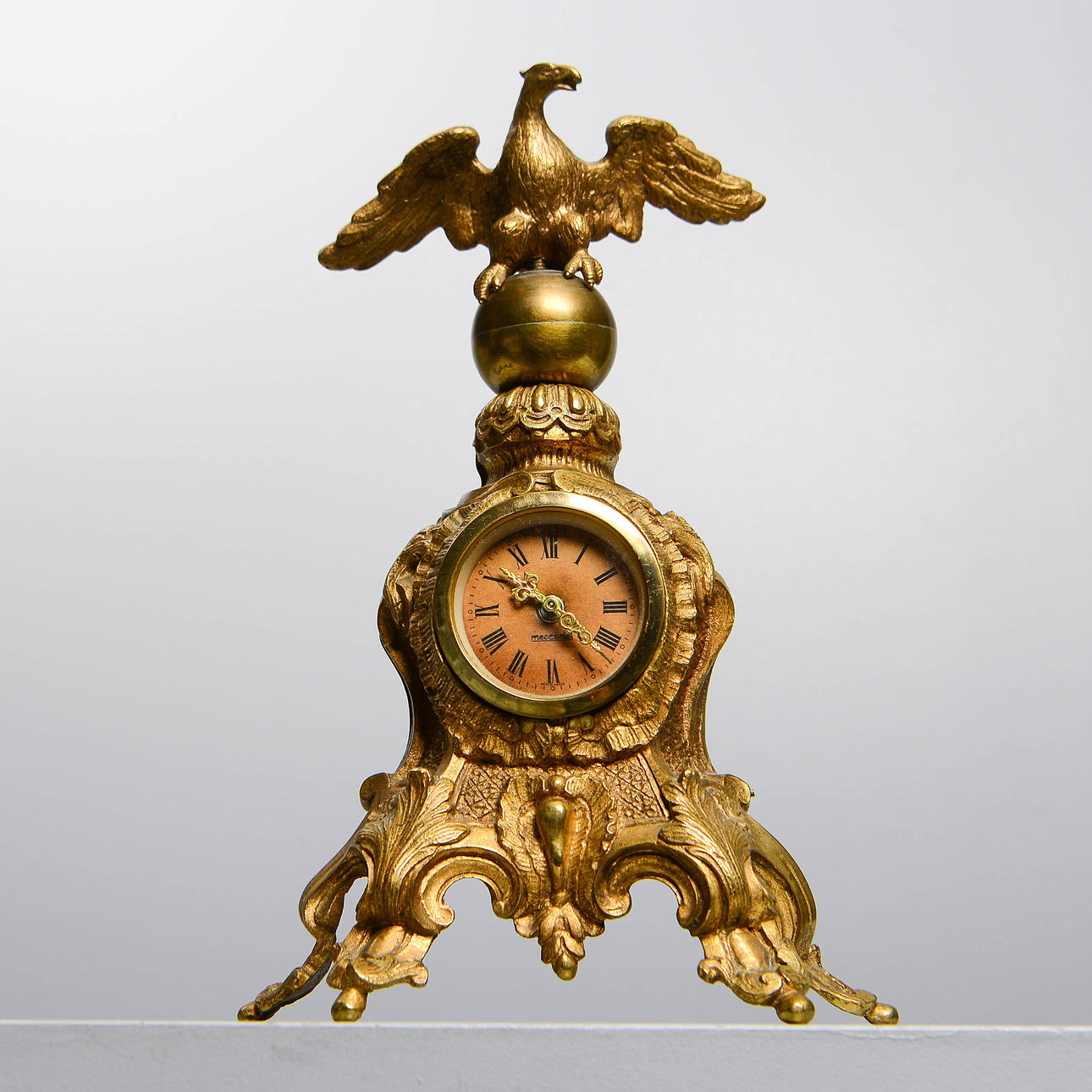 A Merceses table clock, Germany, mid/later 20th century.