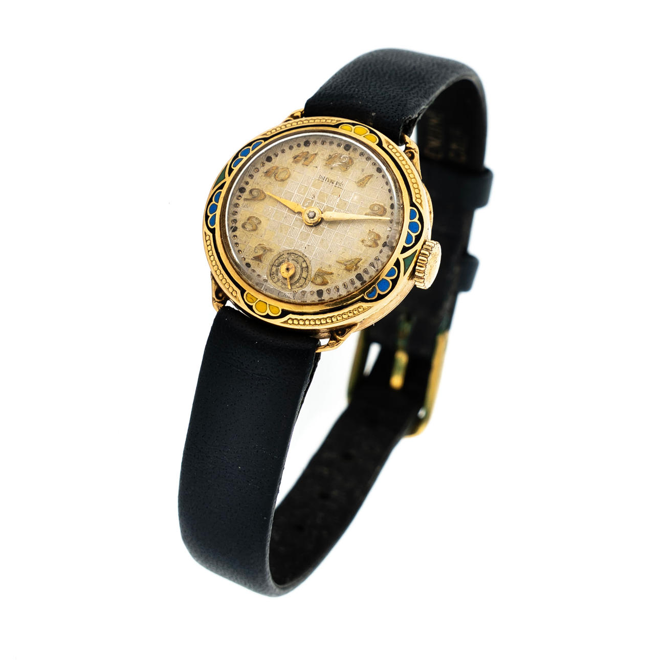 ARMBANDSUR / DAMUR. 14K Guld 1900-tal.