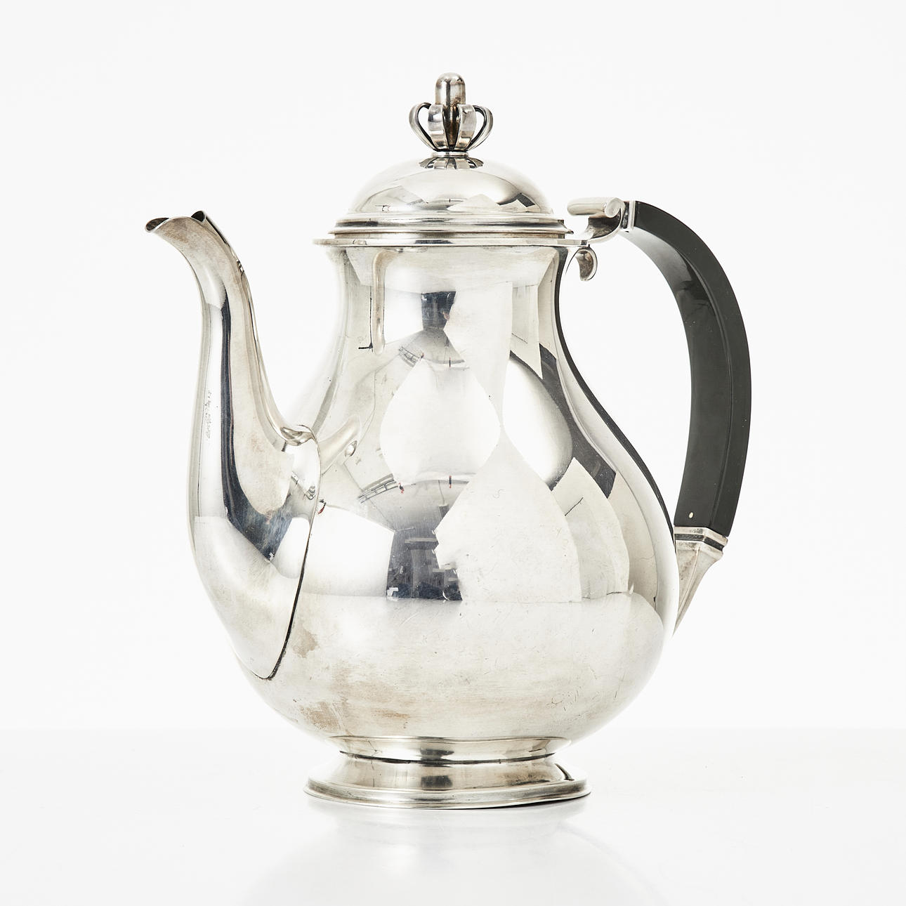 COFFEE POT, silver, Cohr Copenhagen 1952.