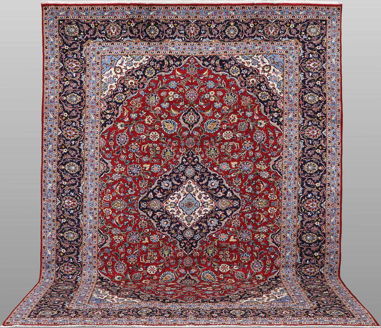 ORIENT CARPET. Keshan, 353 x 249 cm.