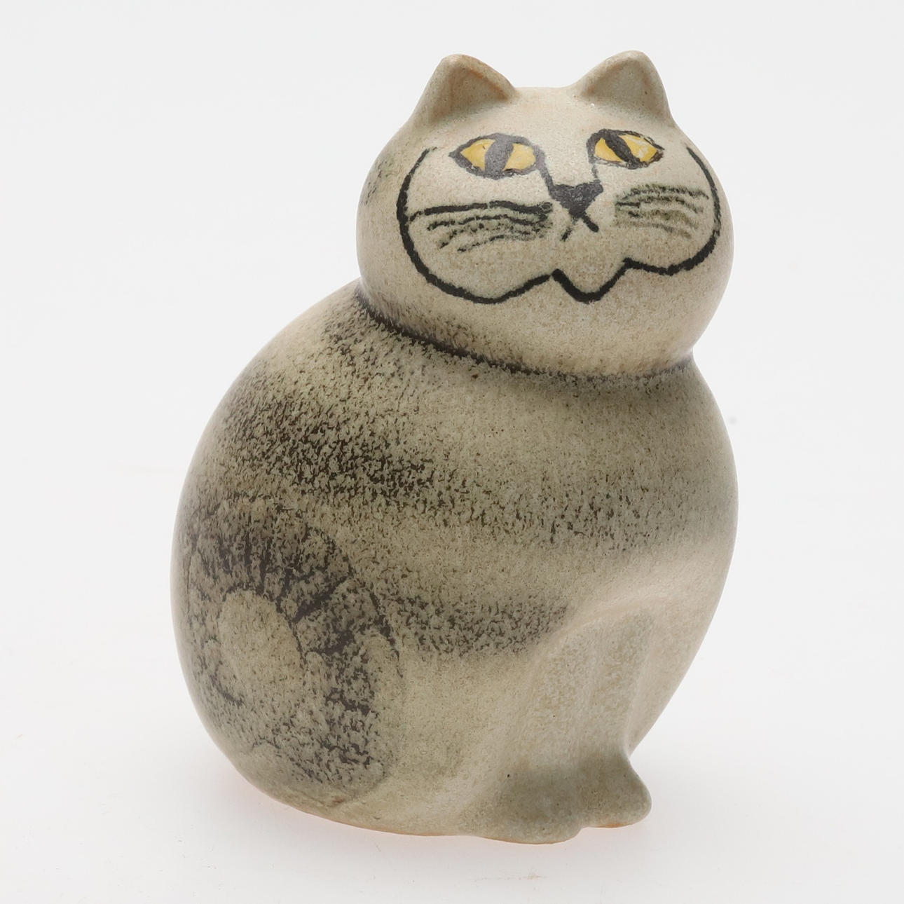 LISA LARSON. Figurine, cat, stoneware, k-studio, Gustavsberg.