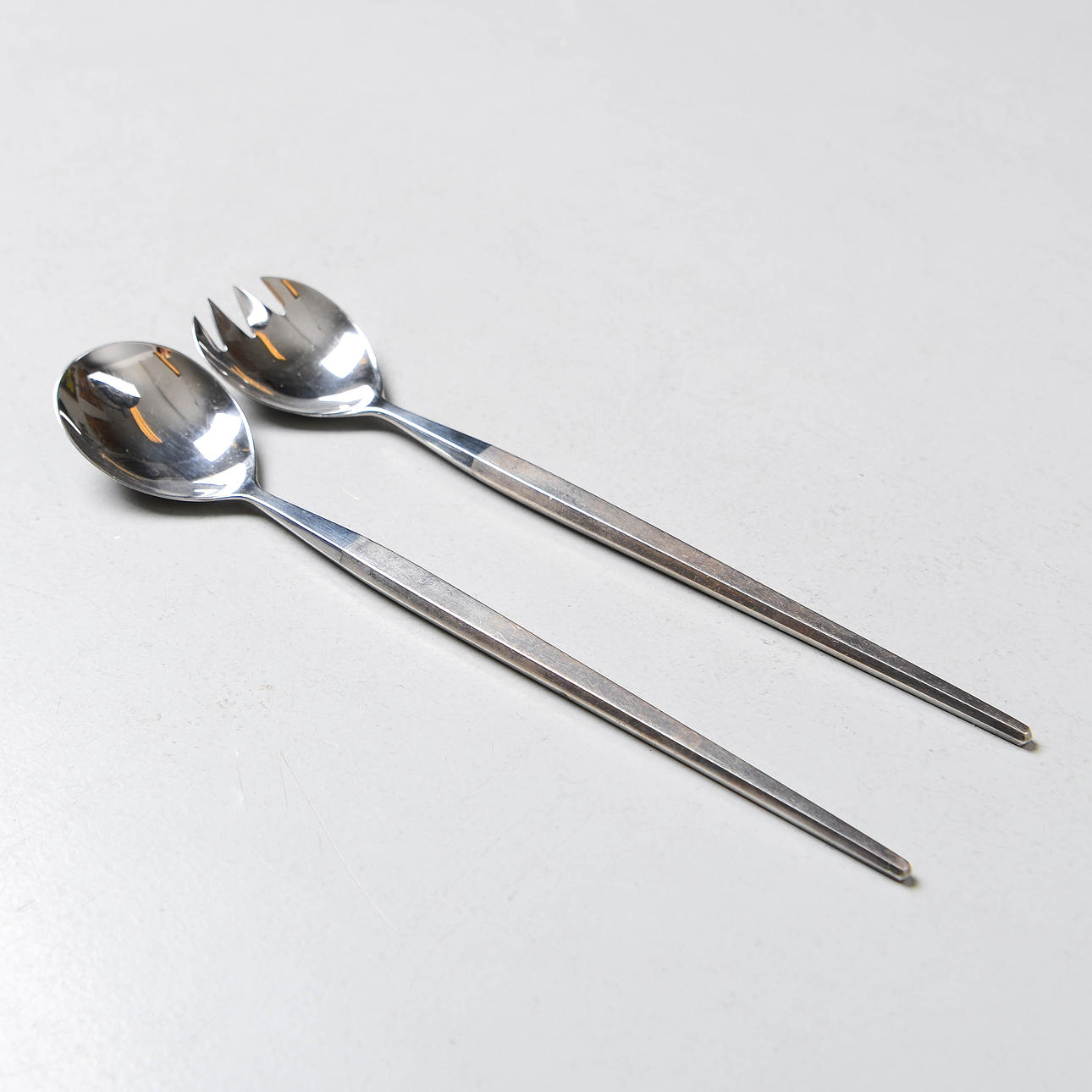 SALLADSBESTICK, "Theresia", sterlingsilver, Mema.