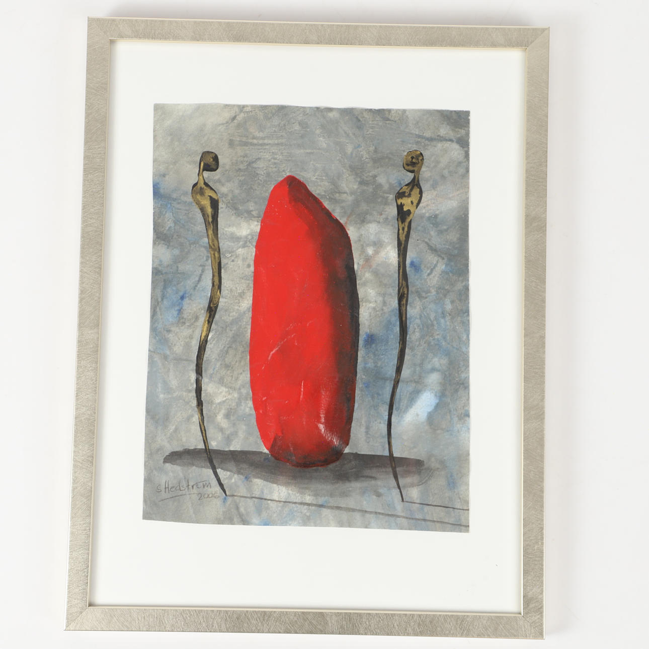 STEFAN HEDSTRÖM. Mixed media, signed, 2006.