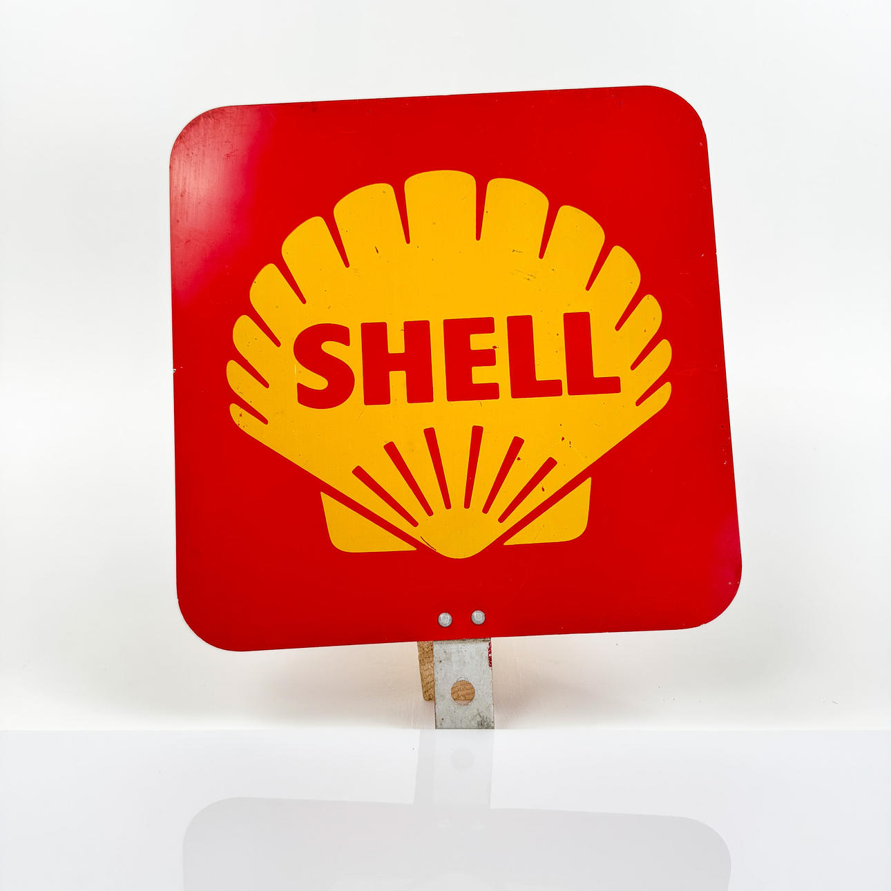 SHELL, plåtskylt, 1950/60-tal.