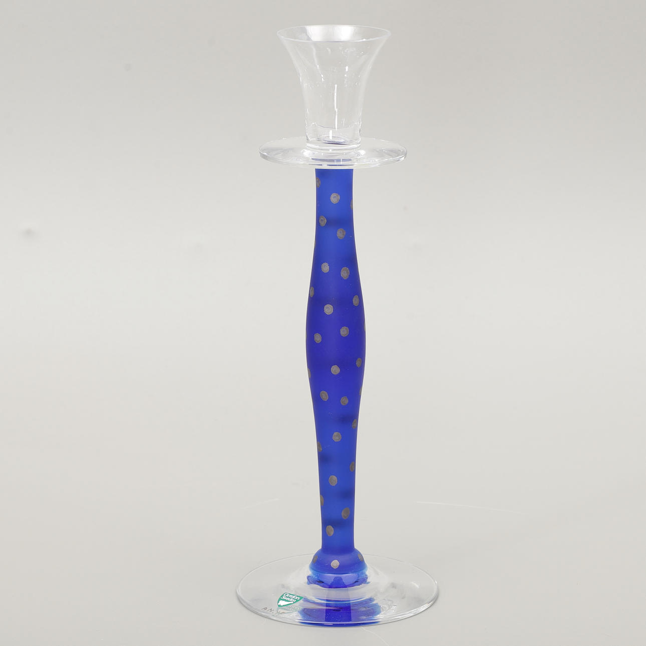 ANNE NILSSON. A candlestick, “Celeste”, 1990s.