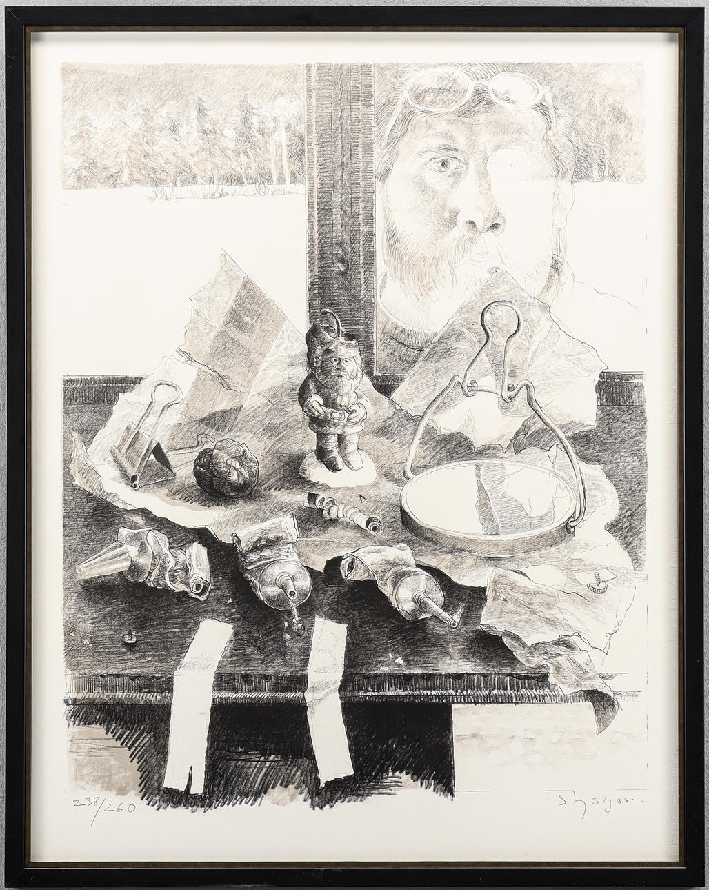 STIG OLSON. Lithograph 238/260, signed.