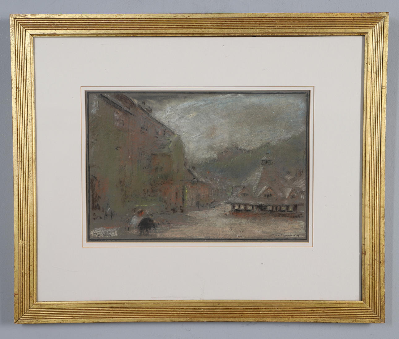 ALBERT GOODWIN R.W.S. (1845 - 1932). 'DUNSTER'.