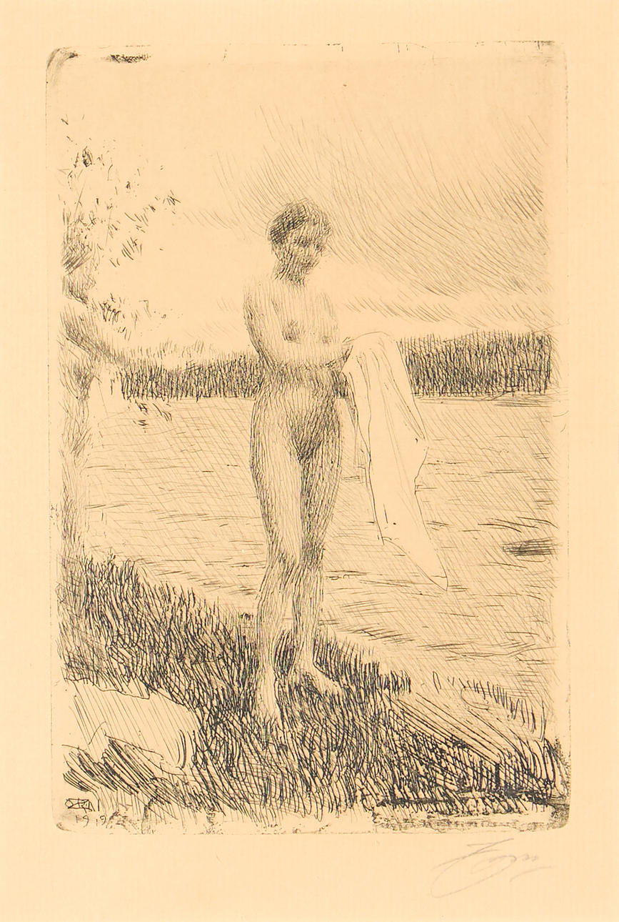 ANDERS ZORN. “Dalälven”.