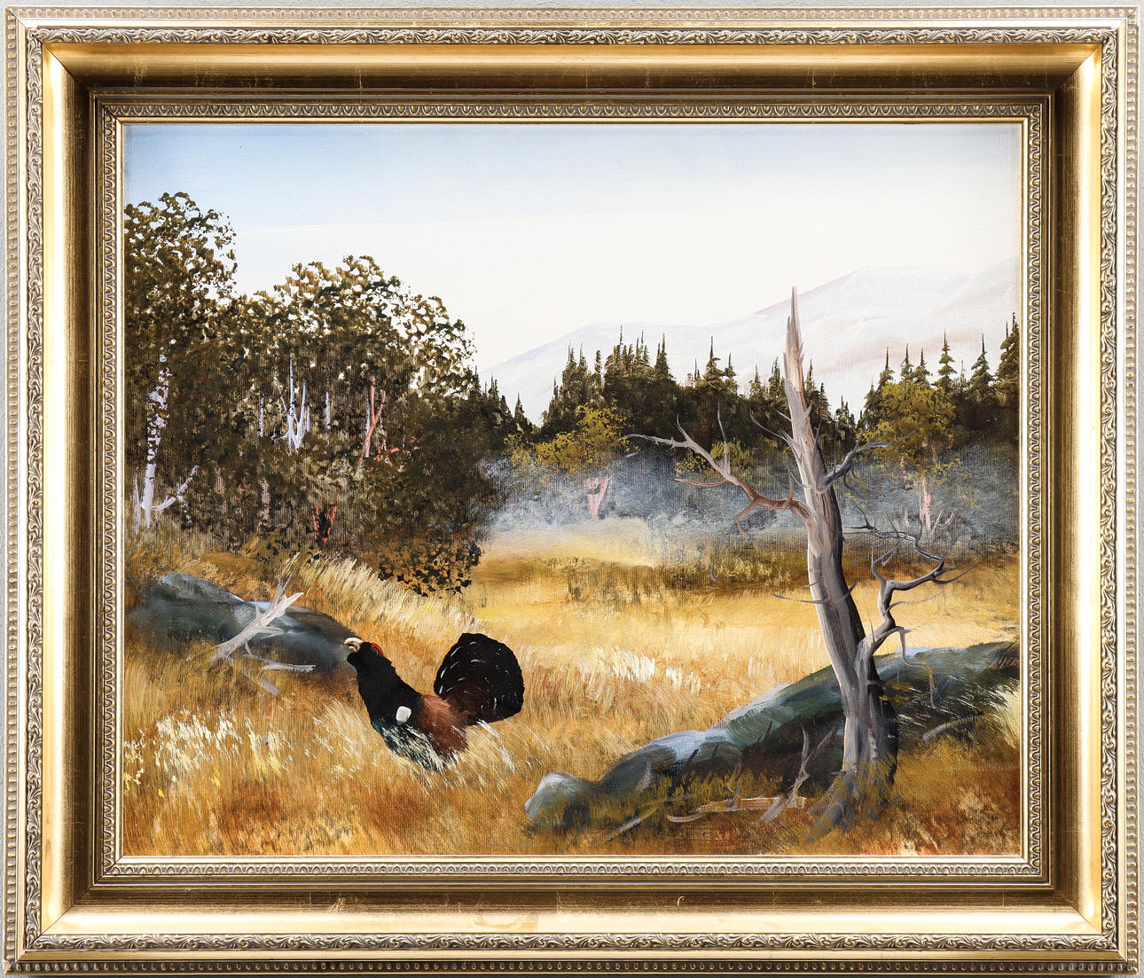 JOHAN ARVALL. Olja på duk, signerad.