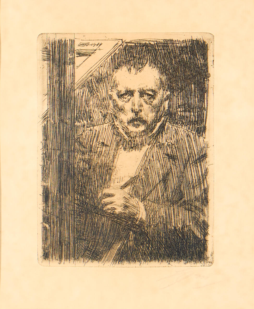 ANDERS ZORN. “Self-portrait 1911".