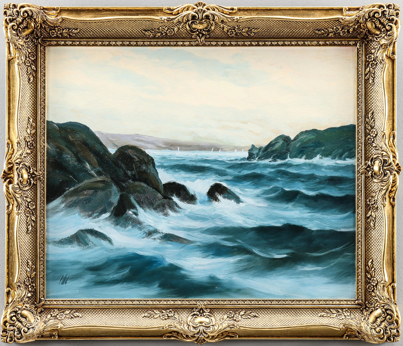 UNIDENTIFIED ARTIST oil on canvas, signed. Art - Paintings - Auctionet