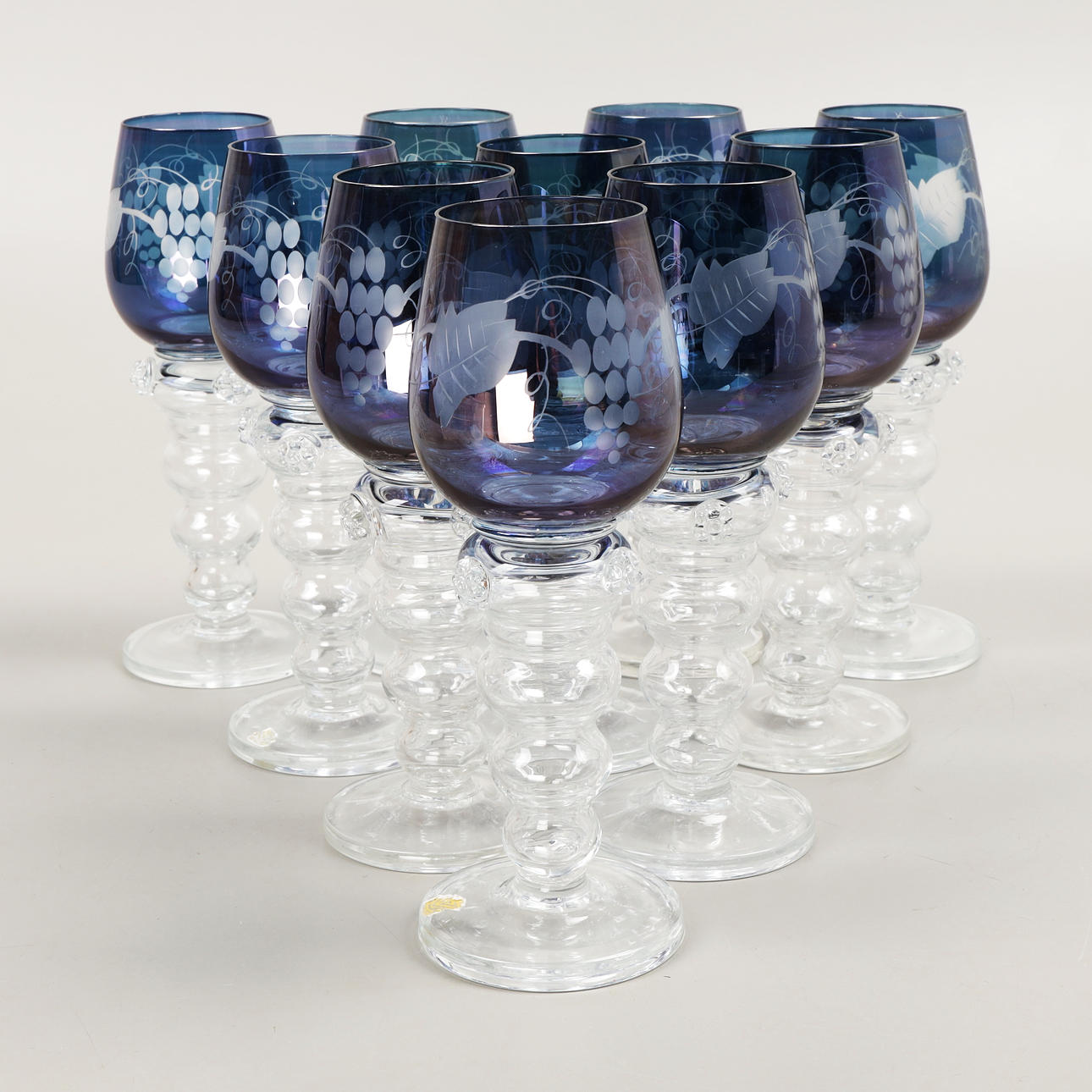 REMMARE, 10 st, glas, 1900-talets mitt.