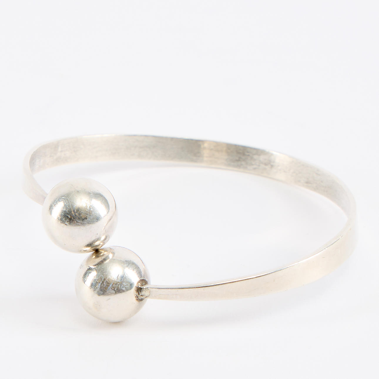 ARMRING, silver, Victor Janson, Lindesberg 1969.