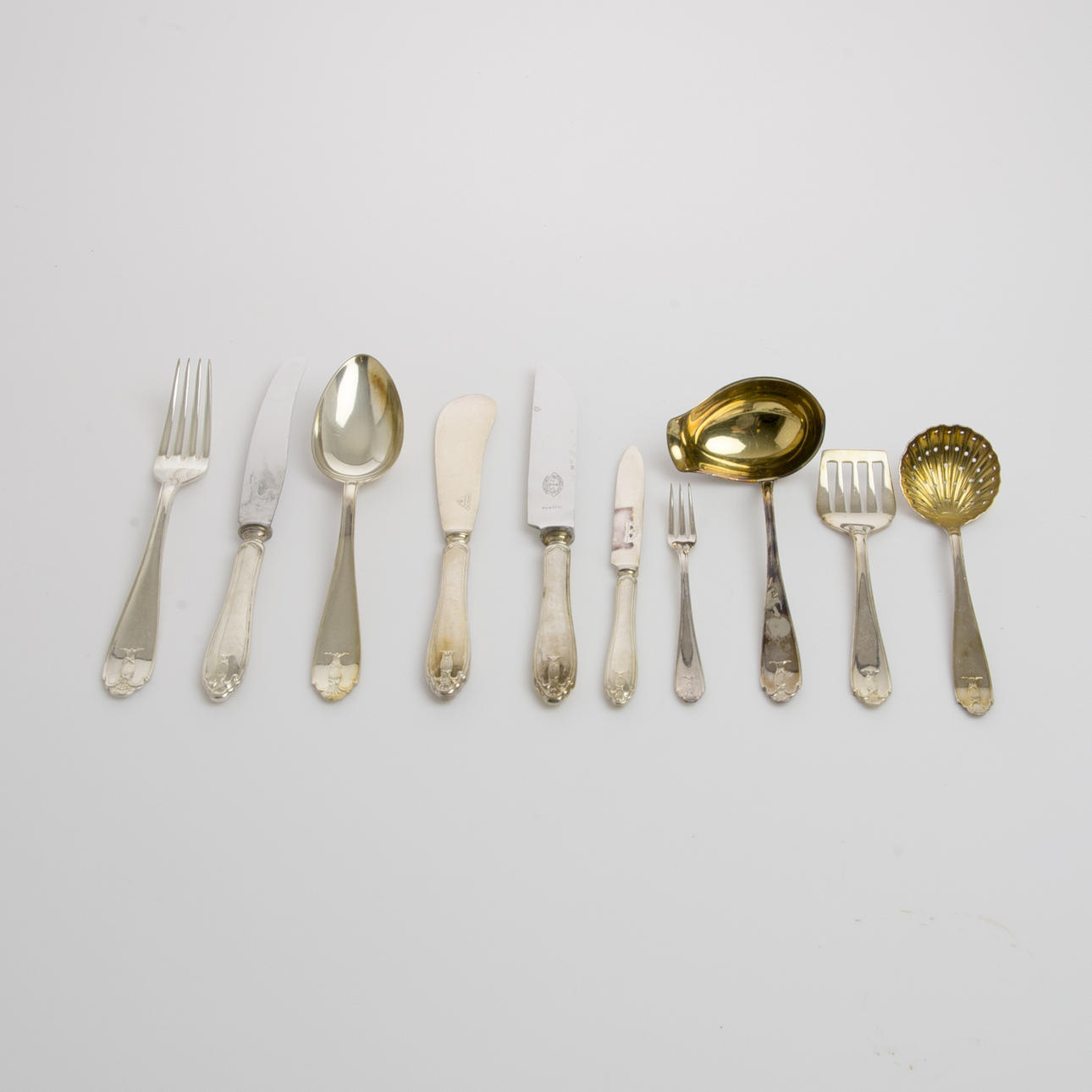 BESTICKUPPSÄTTNING, 64 delar, "Vasa", nysilver.