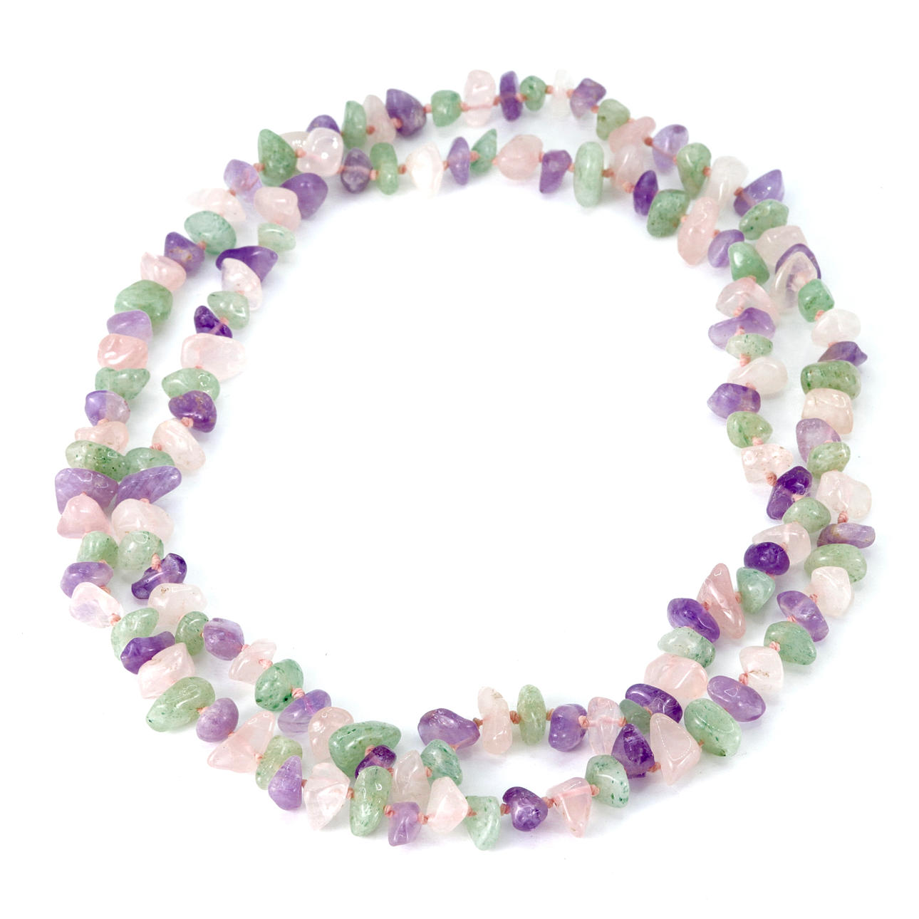QUARTZ & AMETHYST NECKLACE.