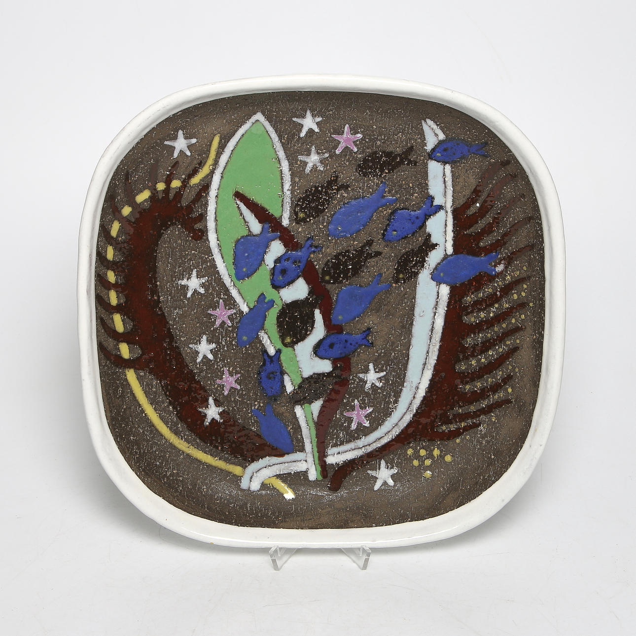 FAT, stengods, "Spectra" modell 1069, Anna-Lisa Thomson, Upsala-Ekeby, 1900-tal.