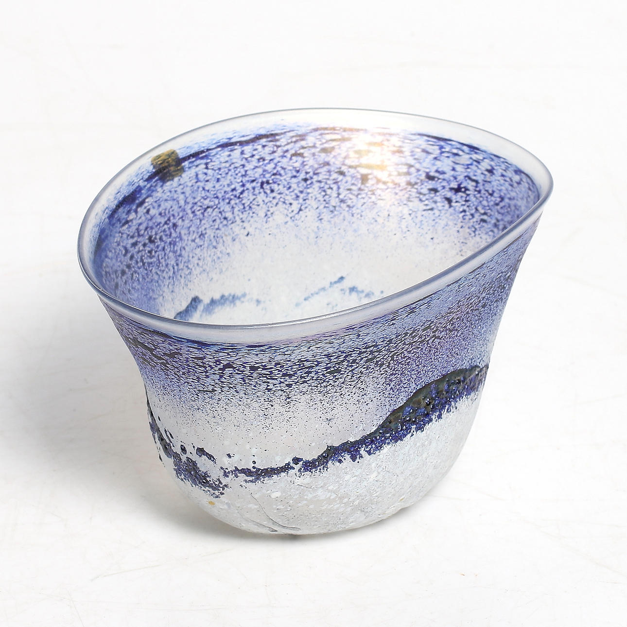 SKÅL, glas, Bertil Vallien, Ateljé, Boda glasbruk, signerad, 1900-talets andra hälft.