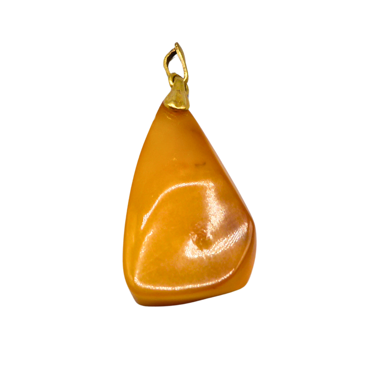 AMBER BUTTERSCOTCH PENDANT.