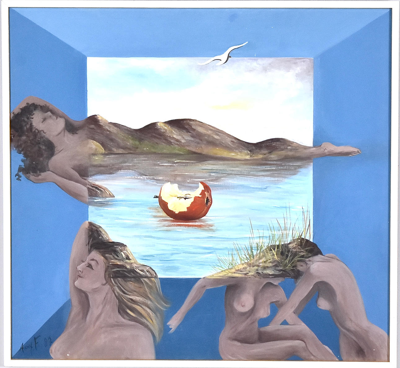 OIDENTIFIERAD KONSTNÄR. Oil on canvas.