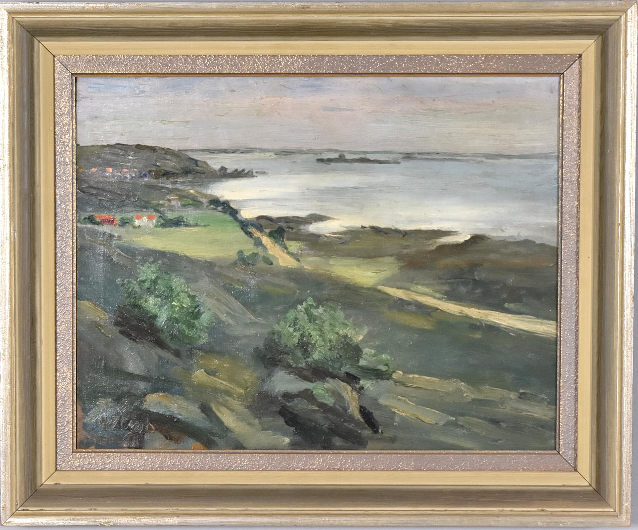 HENRIK SKAGH. Oil on canvas.