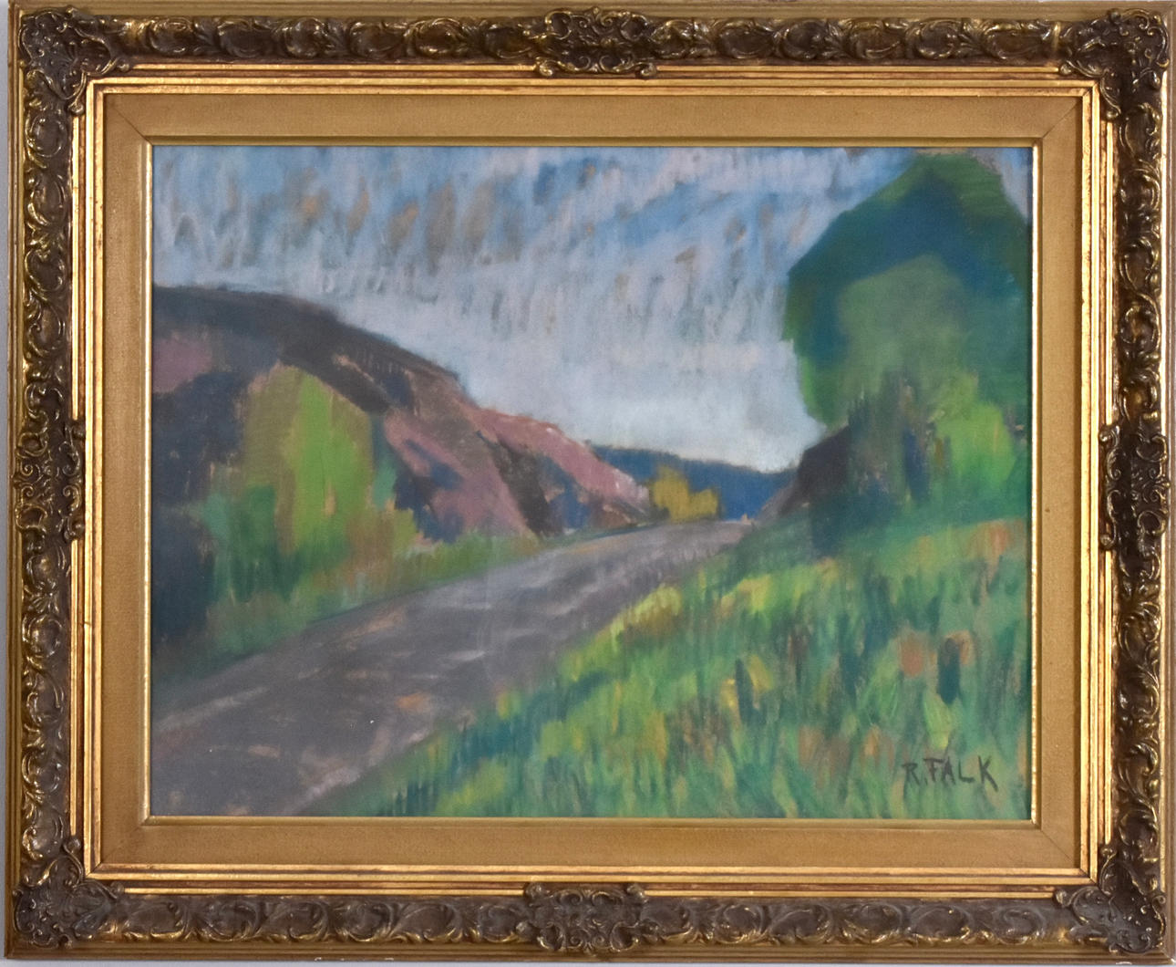 RAGNAR FALK. Pastel.