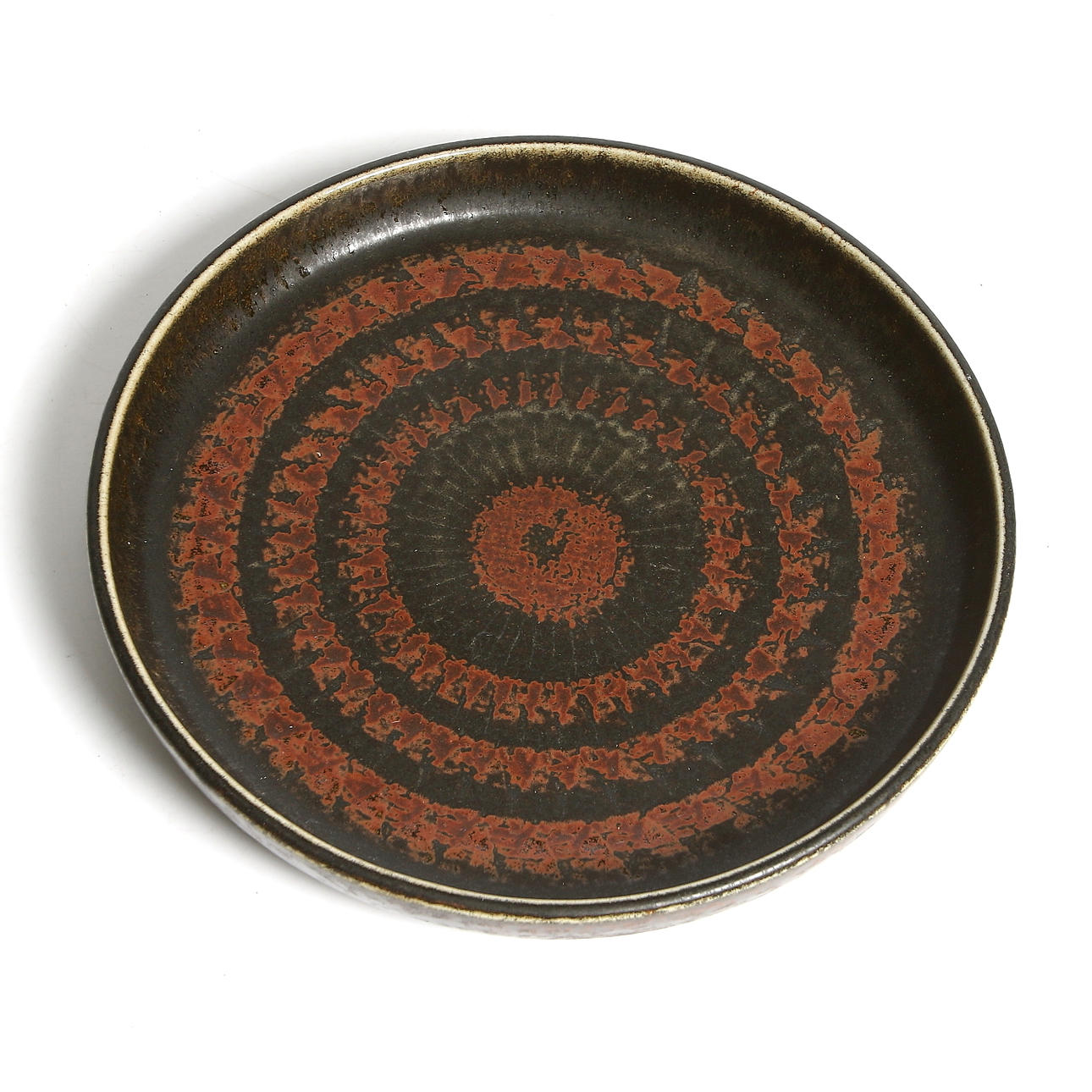 CARL HARRY STÅLHANE. Fat, stengods, unik, Ateljé, signerad och numrerad x 786, Rörstrand, daterad -61.