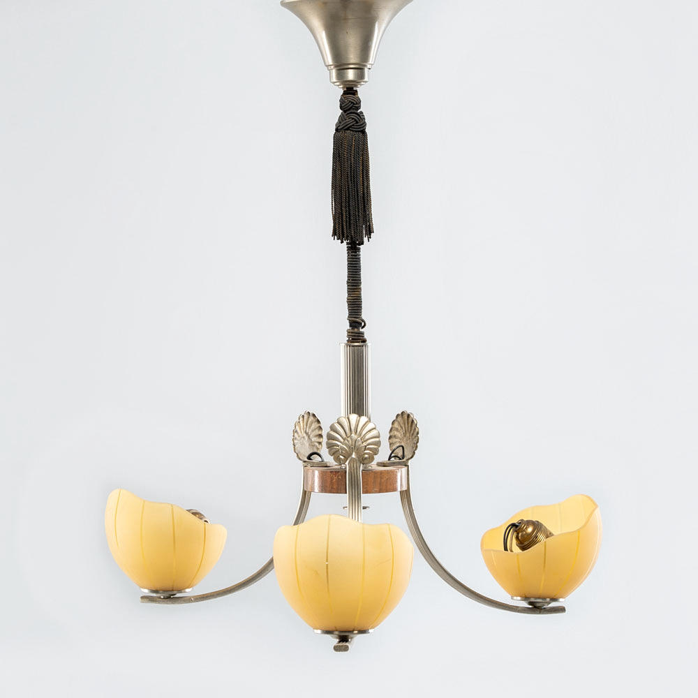 A Swedish Grace ceiling lamp, 1920/30s.