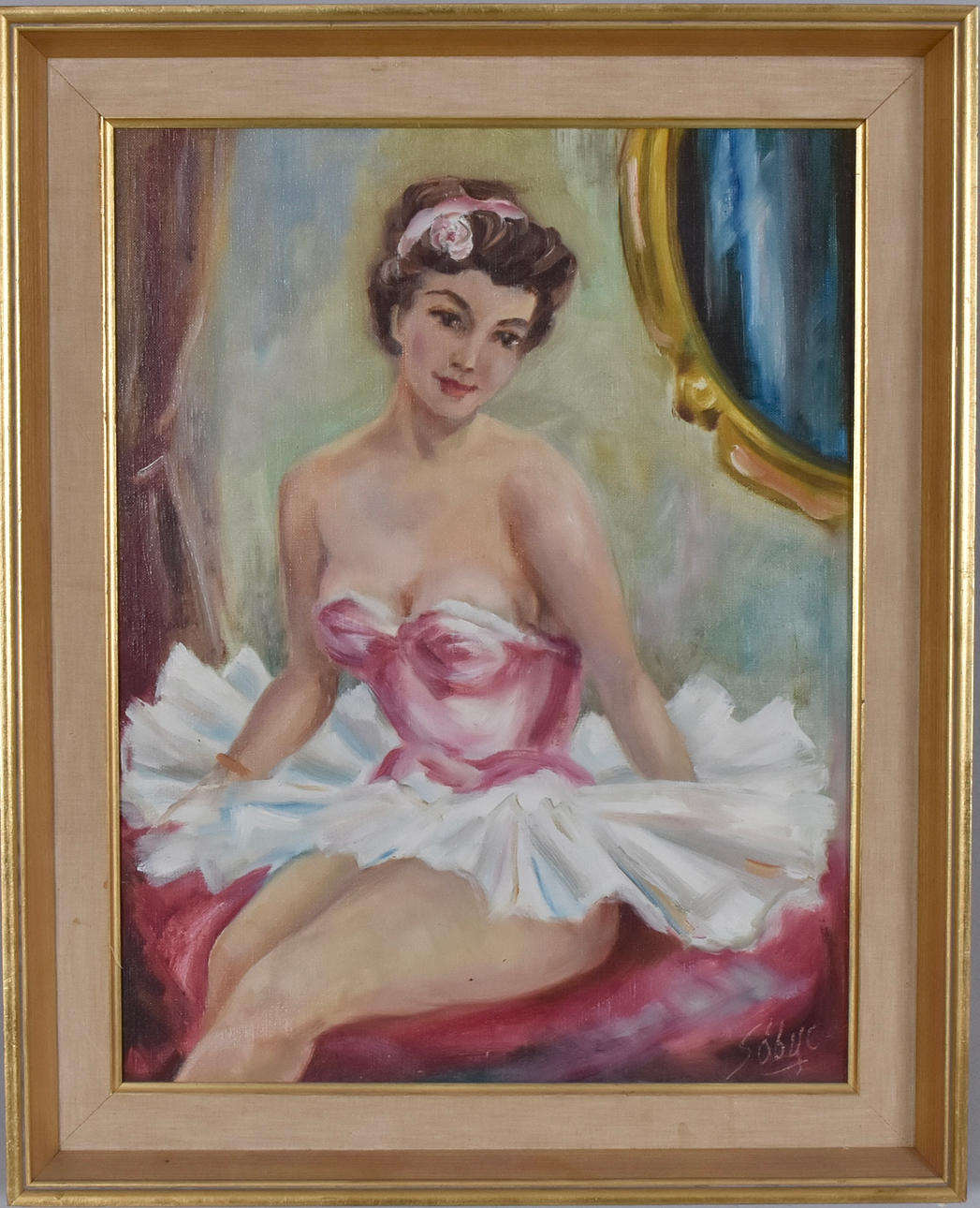 REINHARDT SØBYE. Oil on canvas.