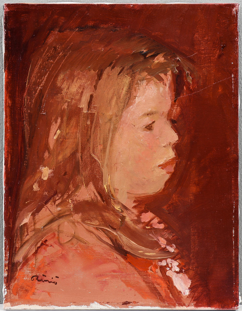 HILDING RÖSIÖ. Oil on canvas, signed.