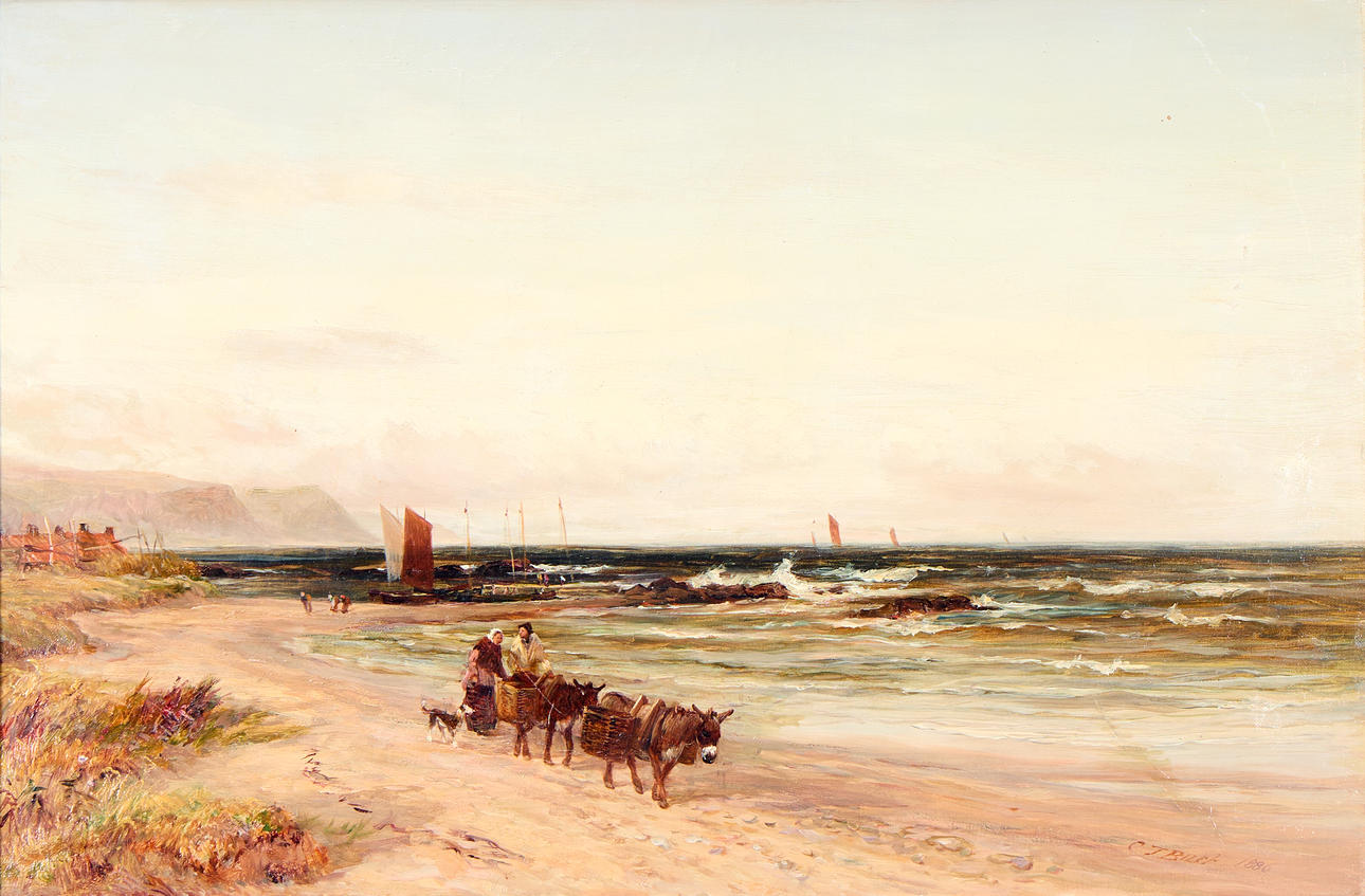 CHARLES THOMAS BURT beach landscape.