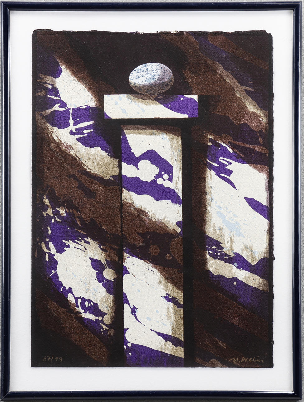 HÅKAN WELIN. Lithograph 87/99, signed.