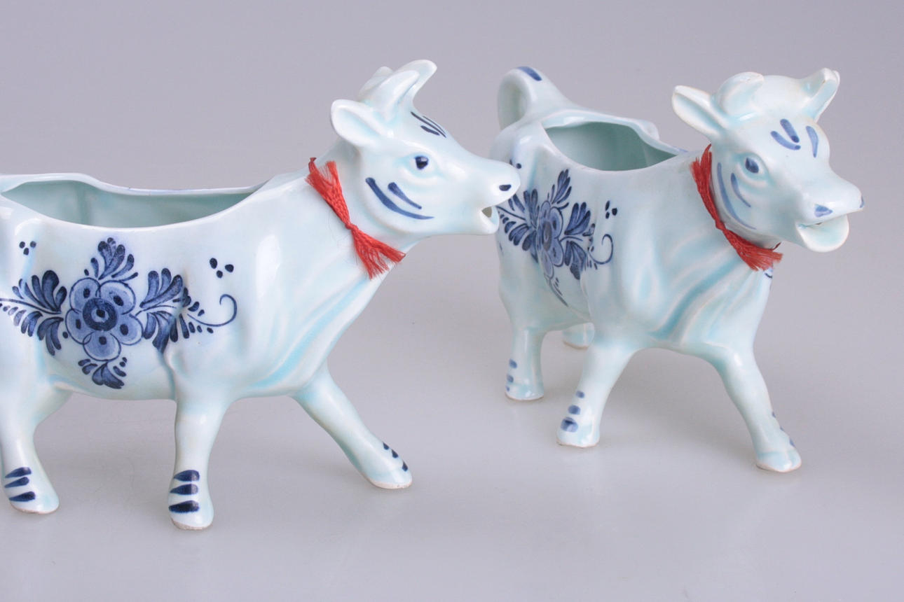 MJÖLKSNIPA, ett par, keramik, DBL.