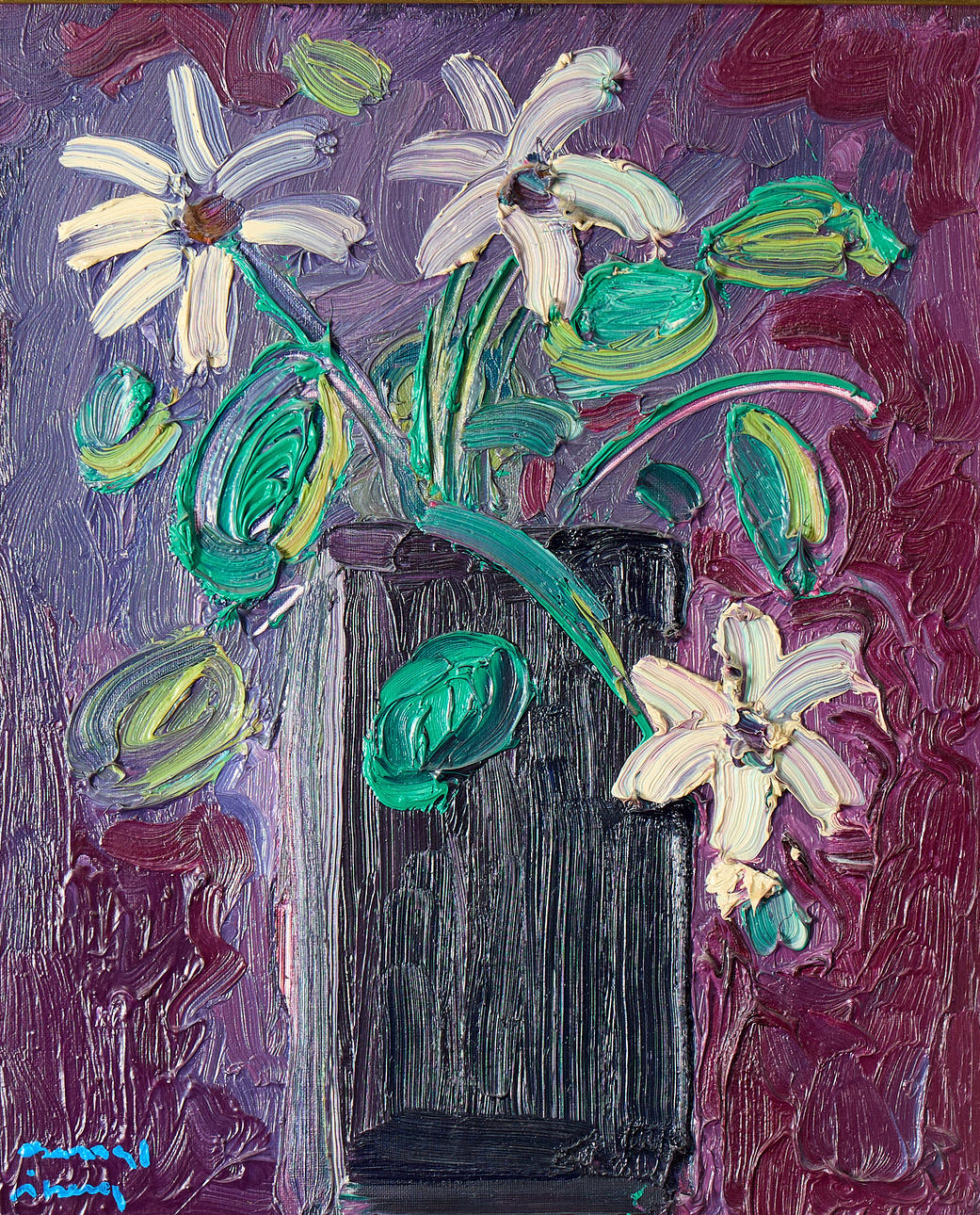 BENGT ÅBERG. Floral still life.