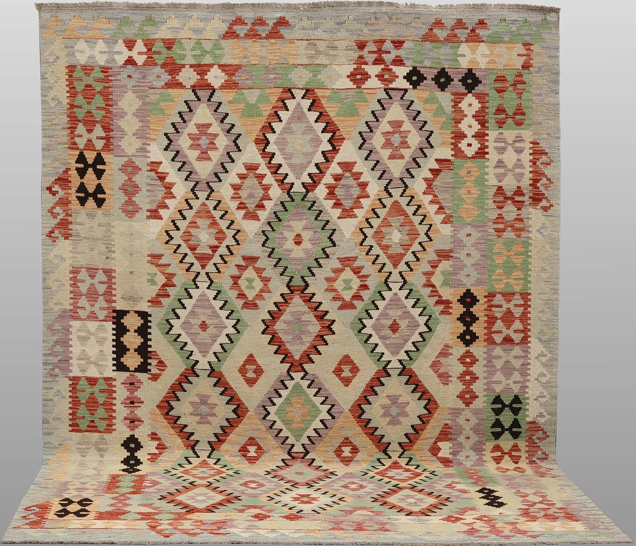 CARPET, Kelim, Classic design, 293x202 cm.