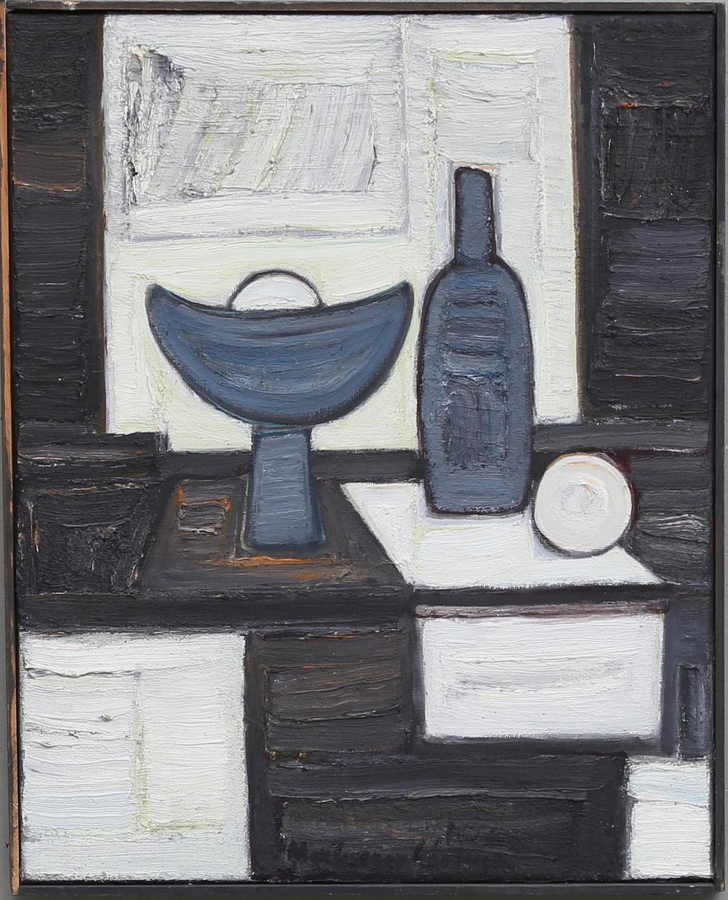 MAX GREGER CARLSSON. Olja på duk, signerad a tergo.