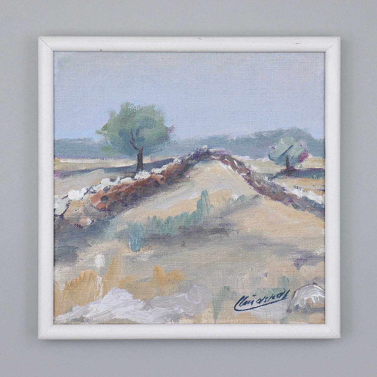 LARS LINDSTEDT, OIL ON PANEL, SIGNED (ÖLAND).