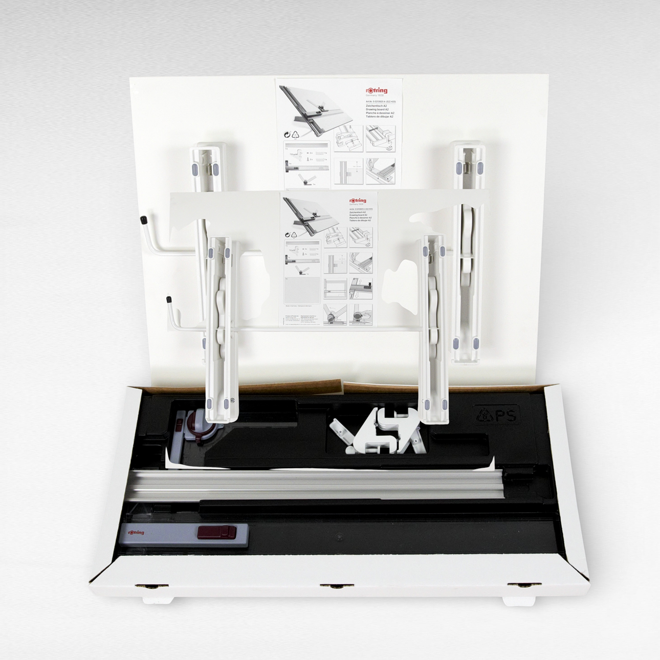 A contemporary Rotring laminate drawing table, Germany. Miscellaneous ...