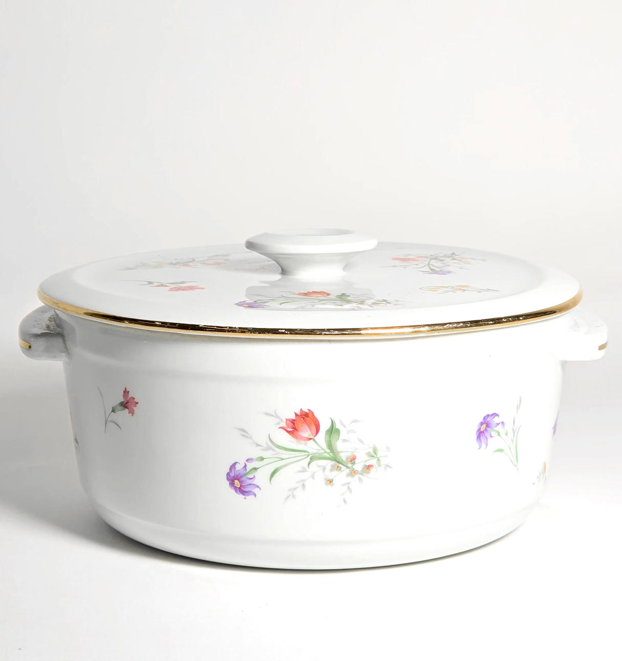 LIMOGES ART DECO SOUP.