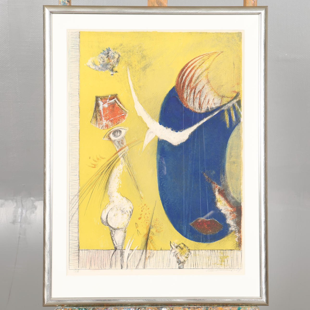 OLLE SVANLUND. LITHOGRAPHY, EA signed.