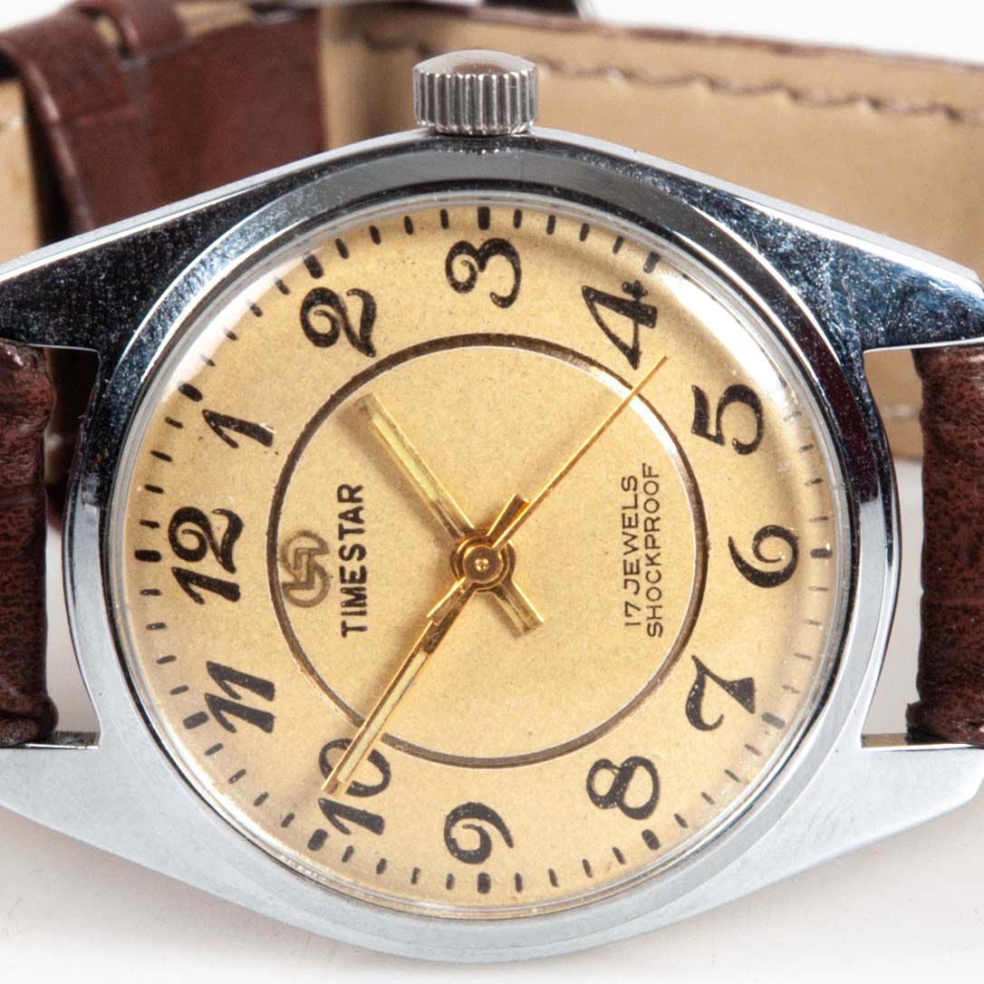 A 17 jewels shockproof Timestar wristwatch, Switzerland, circa