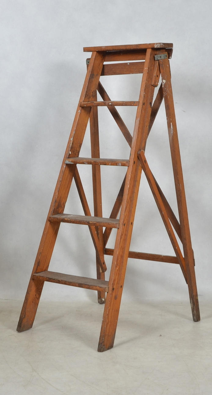 TRAPPSTEGE, trä, 1900-tal.