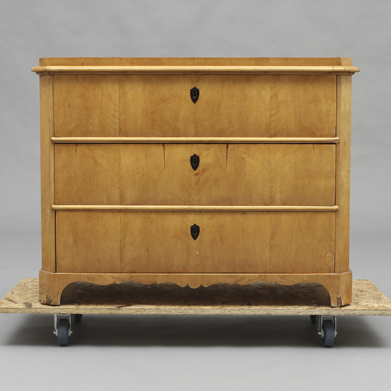 BYRÅ, 3 lådor, 1800-tal.