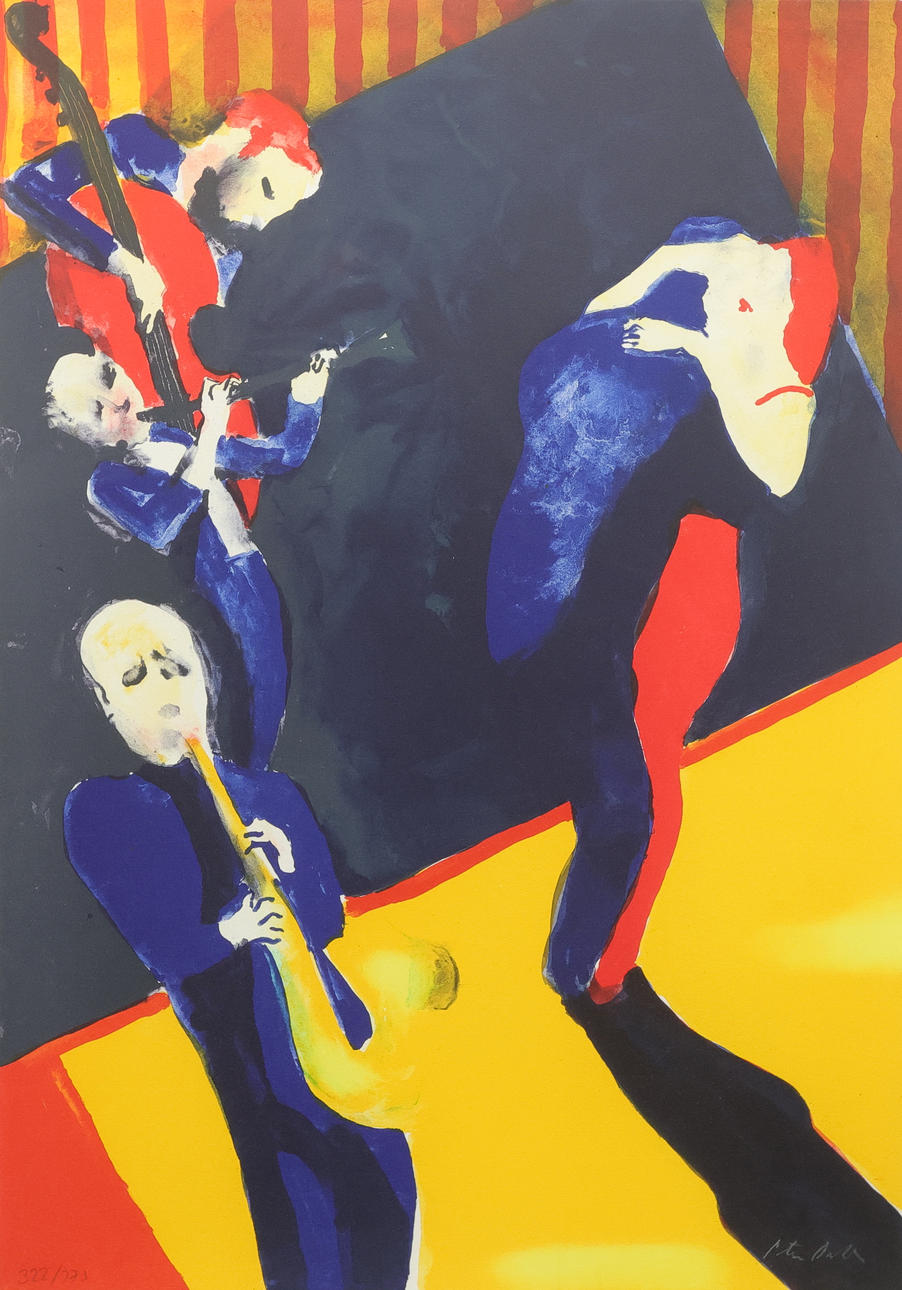 PETER DAHL. Colour lithograph, signed and numbered 322/375.