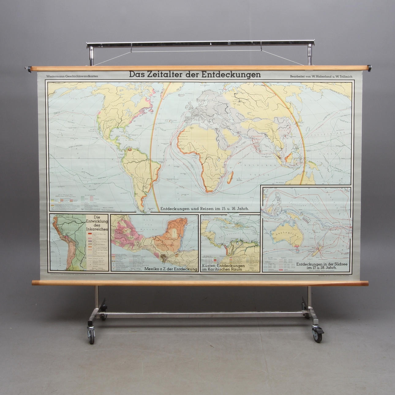 SKOLKARTA, "Das Zeitalter der Entdeckungen", Georg Westermann Verlag, 1955.