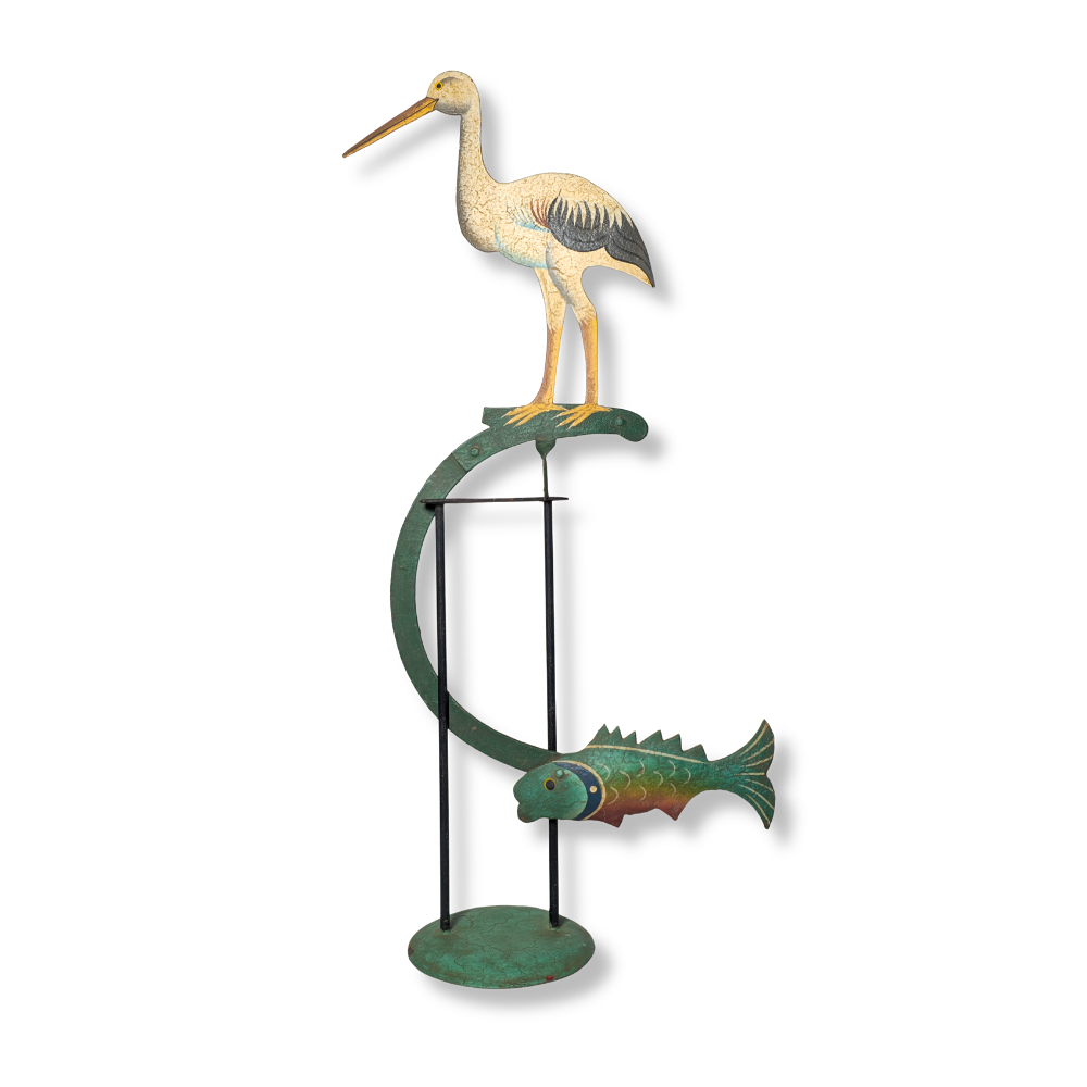 IRON TENTETIESO REPRESENTING A STORK. 60'S.